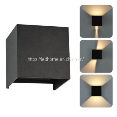 Modern Square LED Outdoor Wall Lights (6W)