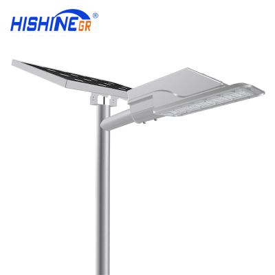 Hishine factory 100w solar led street light with sensor for outdoor in smart cities