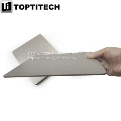 Porous Titanium Sheet for Gas Diffusion Layer