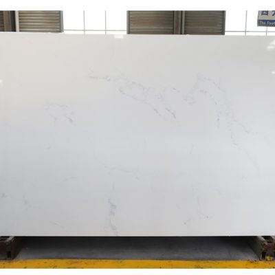 Code：8034，Calacatta artificial stone quartz slab kitchen countertops