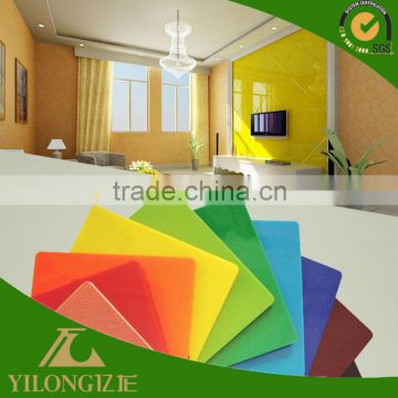 Thin clear plastic sheet for domestic decoration
