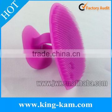 baby silicone hairbrush for baby bath accessories