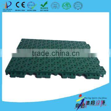 TKL250-13 DIY removable/mobile 10 years use life baseball interlocking plastic flooring tiles