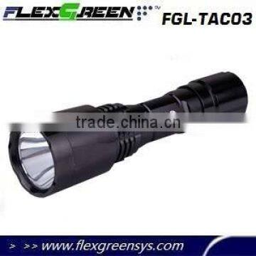 rechargable 18650 battery XPE LED tactical torch