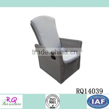 Aluminum Rattan Garden Chair With PE Rattan For Garden Use