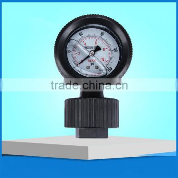 high quality bottom mounting 40mm stainless steel liquid filled air pressure gauge