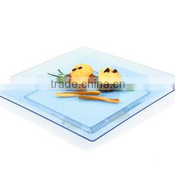 large plastic plates/2015 Hot selling square plastic plate