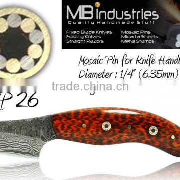 Mosaic Pins for Knife Handles MP26 (1/4") 6.35mm
