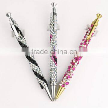 Very beautiful hot sell crystal ball pen with stylus