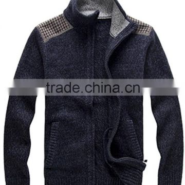 2015 Newly design Mens woollen waterproof sweater