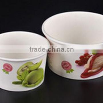customized ice cream paper cup and lid