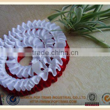 wholesale custom satin pleated ribbon