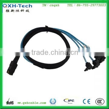 SFF 8087 Mini SAS Cable 32P to 4x SATA 7Pin With Latch cable