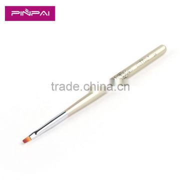 Cheap and profession Gold Acrylic Nail Art brush Tips Painting Designg Nail Pen