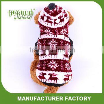 Christmas warm pet dog clothes winter festival small dog clothes