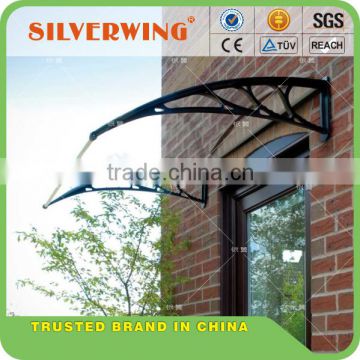 Polycarbonate Door Canopy clear Shelter Outdoor rain protection for windows