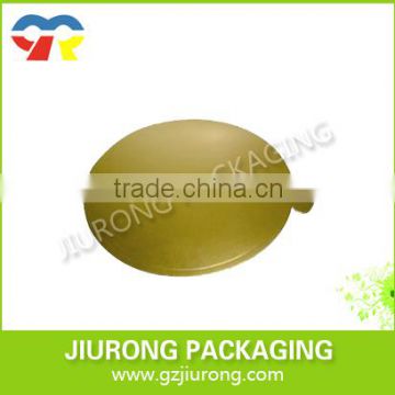Cake Use and Food Industrial Use round gold laminated scalloped cake board