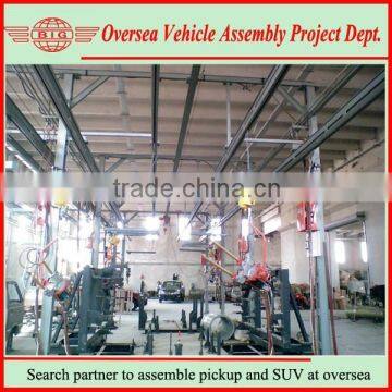 2WD or 4WD Diesel and Gasoline SUV Assembling plant factory