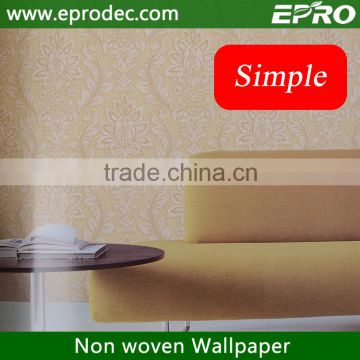 Waterproof modern non woven wallpaper for decoration