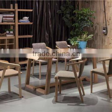 Table Square Wooden Dining Room Furniture