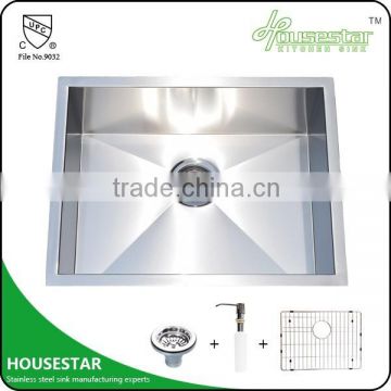 cUPC 2015 hot selling Housestar stainless steel Sink drain stopper stainless steel vanity single kitchen sink XL2318