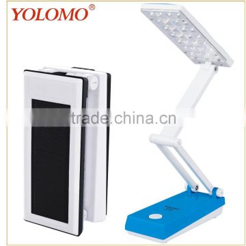 Foldable high quality solar powered led table lamp