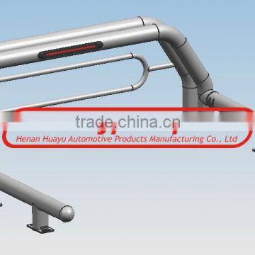 3" Stainless Steel double Tube Roll Bar with light FOR 2004 L200