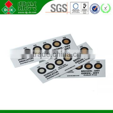 Hot sale brown color humidity indicator card