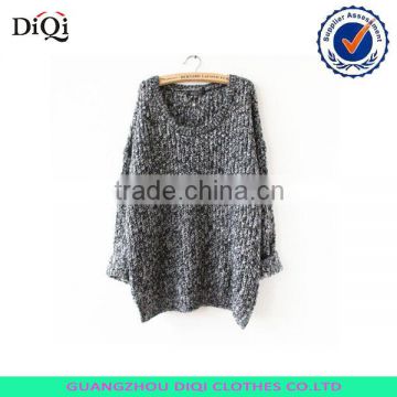 new design knitted womens pullover loose sweater