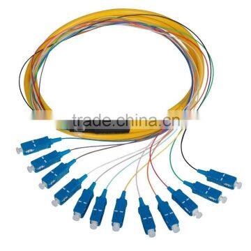 sc corning fiber optical pigtail,optical pigtail fiber,12 core fiber optic pigtail