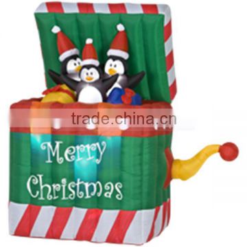Classic design customized inflatable christmas lawn decorations