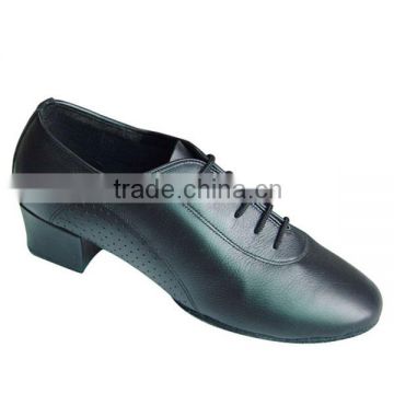 Leather sole men dancing shoes 1.5 inch high heel men shoes salsa dance shoes for man