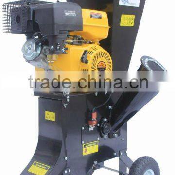 6.5hp gasoline 4 stroke wood shaving machine chipper shredder