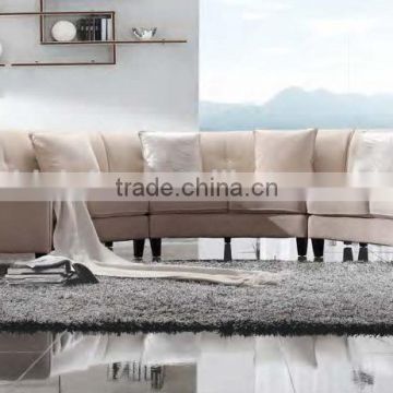Genuine leather U Shape Modern Sofa, Real Leather Sofa Furniture