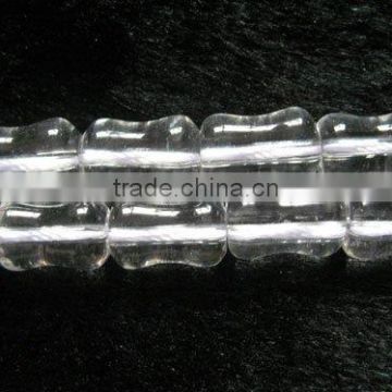 wholesale 16" 8-12mm "8" shape loose natural white crystal strand