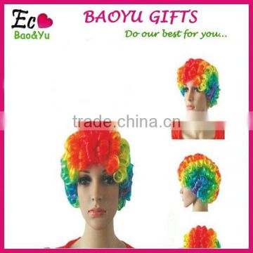 Unique Mohican Hairstyle Cosplay Wig Hippy Party Wig Holloween Cosplay False Synthetic Hair Wig