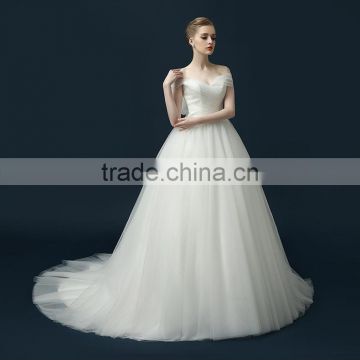 2016 fancy design high quality new wedding dress