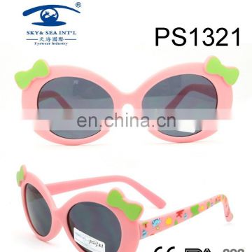 2017 spring girl pink cartoon cute PC kid sunglasses