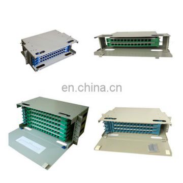 19" fiber optic management unit 12 24 36 48 72 96 144 core LC FC SC ST ODF optical distribution frame rack mount