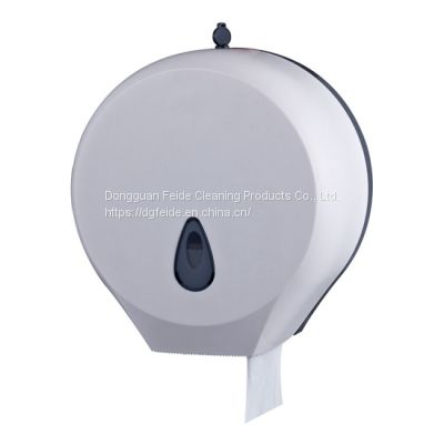 Plastic Single Jumbo Roll Toilet Paper Dispenser with Lock