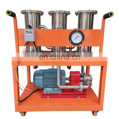 JL Series Stainless Steel Portable Cooking Oil Impurities Removing Oil Filtration