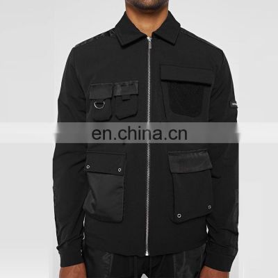 Zipper Hot Sell New Most Popular Products Bomber Jacket Men polyester jacket