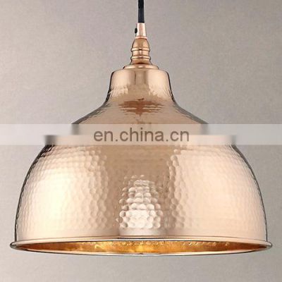 copper plated large pendant lamp for hall