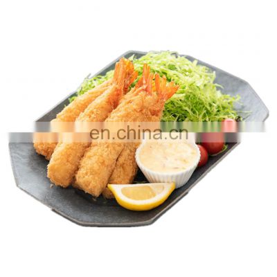 Good price tray packing breaded shrimp tail on