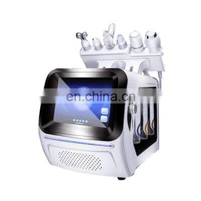 2021 Portable H2o2  6 Funcion En 1 Hydra Face Tips Hydra Dermabrasion Skin Bubble Machine