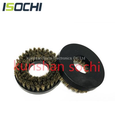 Black Plastics Handle Customized Available 50mm UB8723 Round Bristle Cleaning CNC PCB Pressure Foot Brush for Daliang Router Machine Parts Manufacturer