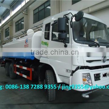 Hot Selling 20 ton water tanker transportation truck, 6x4 water delivery truck with water spray system