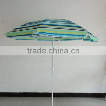 2016 Beach Umbrella 7.5 feet Fiberglass Beach Umbrella Market Style with Vent UPF100 Commercial Grade