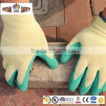 FTSAFETY Cotton wrinkle Latexed Coated Gloves