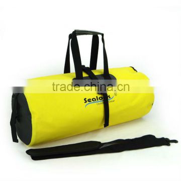 Yellow 30L Outdoor gear waterproof duffel bag as leisure bag
